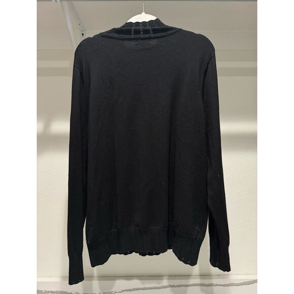 Lot of 2 Joseph A. qu'est-ce que c'est silk Sweater Size XL Black - Picture 7 of 7